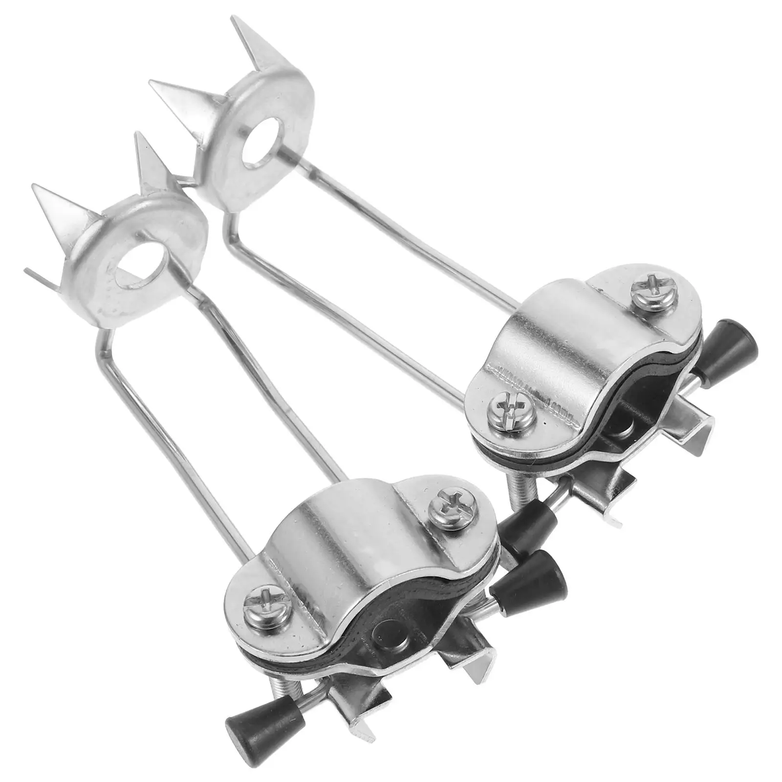Crampones de caña de escalada de acero inoxidable, accesorios antideslizantes para senderismo, equipo de montañismo para senderismo en invierno, caminar en hielo, 2 uds.