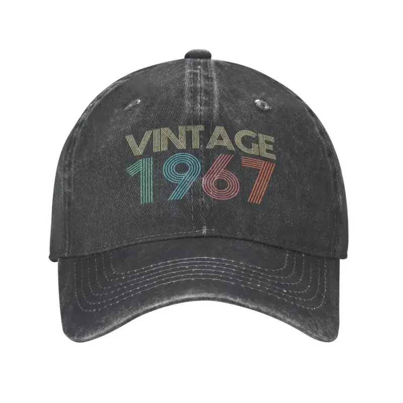 

Personalized Cotton Born In 1967 Birthday Baseball Cap Hip Hop Women Men's Adjustable Dad Hat Spring