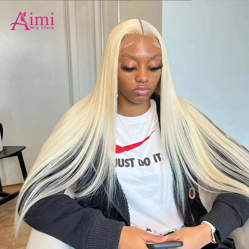 220 Density 613 Straight Human Hair Wig 40 Inch 13x6 Hd Transparent Lace Front Wig 100% Human Hair Wig Colored Lace Frontal Wigs