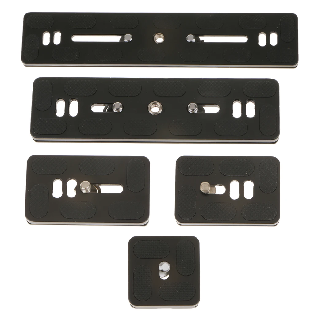 Camera Quick Release Tripod Plate Anti Drop Safety Screw Mount Adapter for Arca-swiss Standard PU40