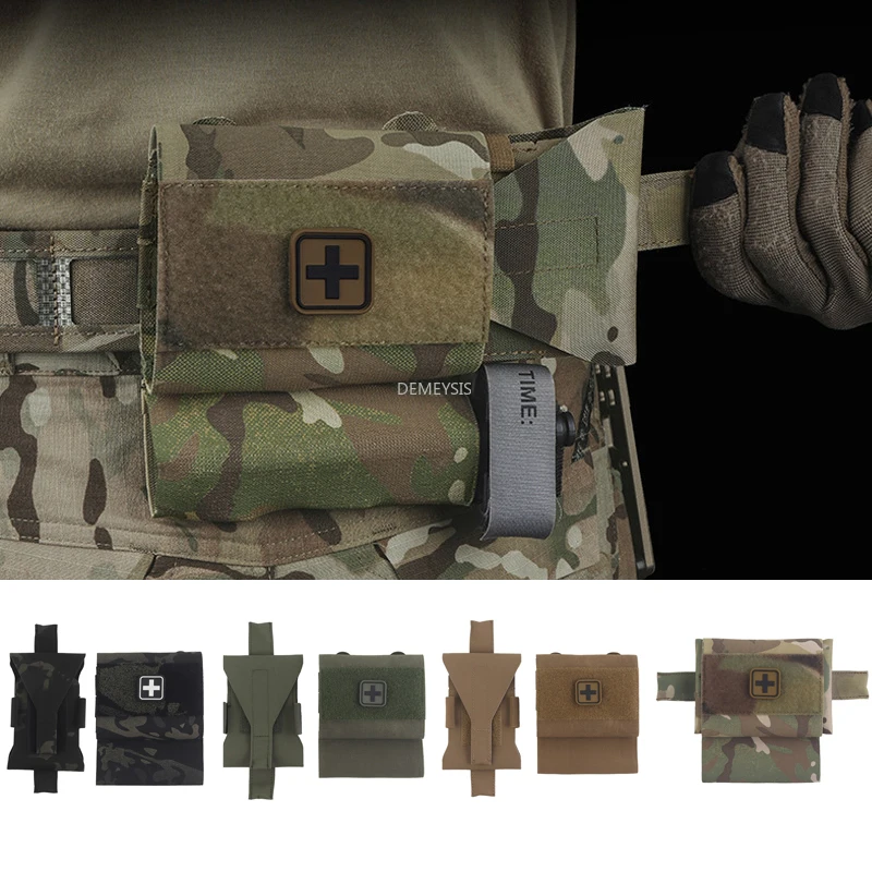 

Тактическая медицинская сумка, съемная аптечка, быстроразъемный боевой пояс MOLLE, охотничья аварийная сумка, медицинская аптечка для кемпинга