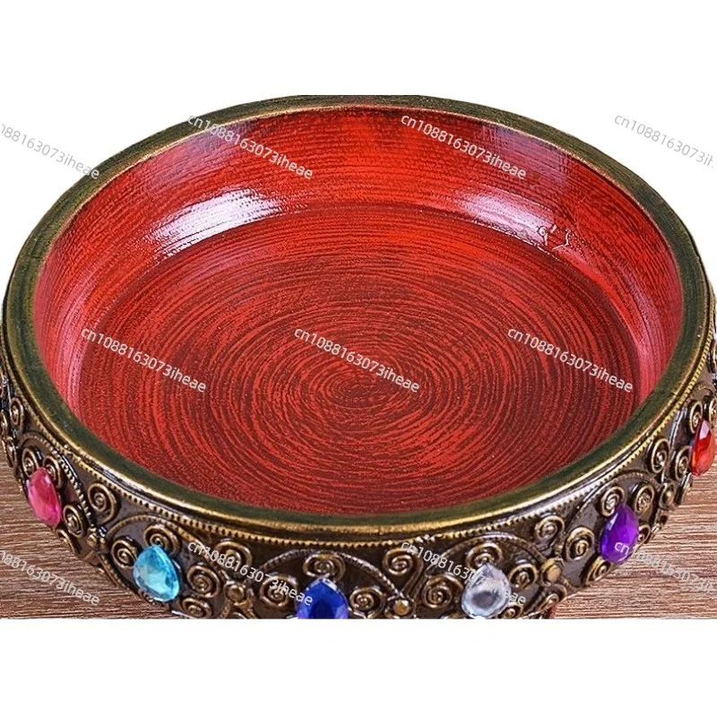 Fruit Plate Household Living Room Coffee Table Dried Fruit Nut Candy Storage Box Snack Offering Plate