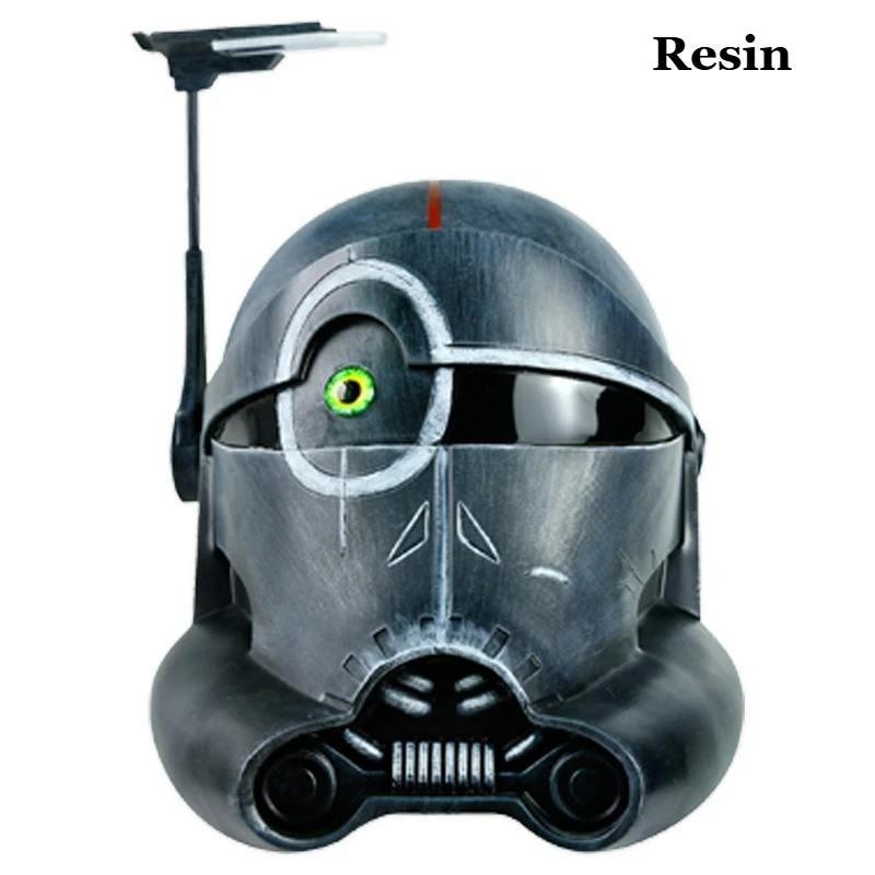 SW The Bad Batch-casco cruzado, máscara de Cosplay para hombre, casco de resina, máscaras de Halloween, disfraz de Carnaval para adulto
