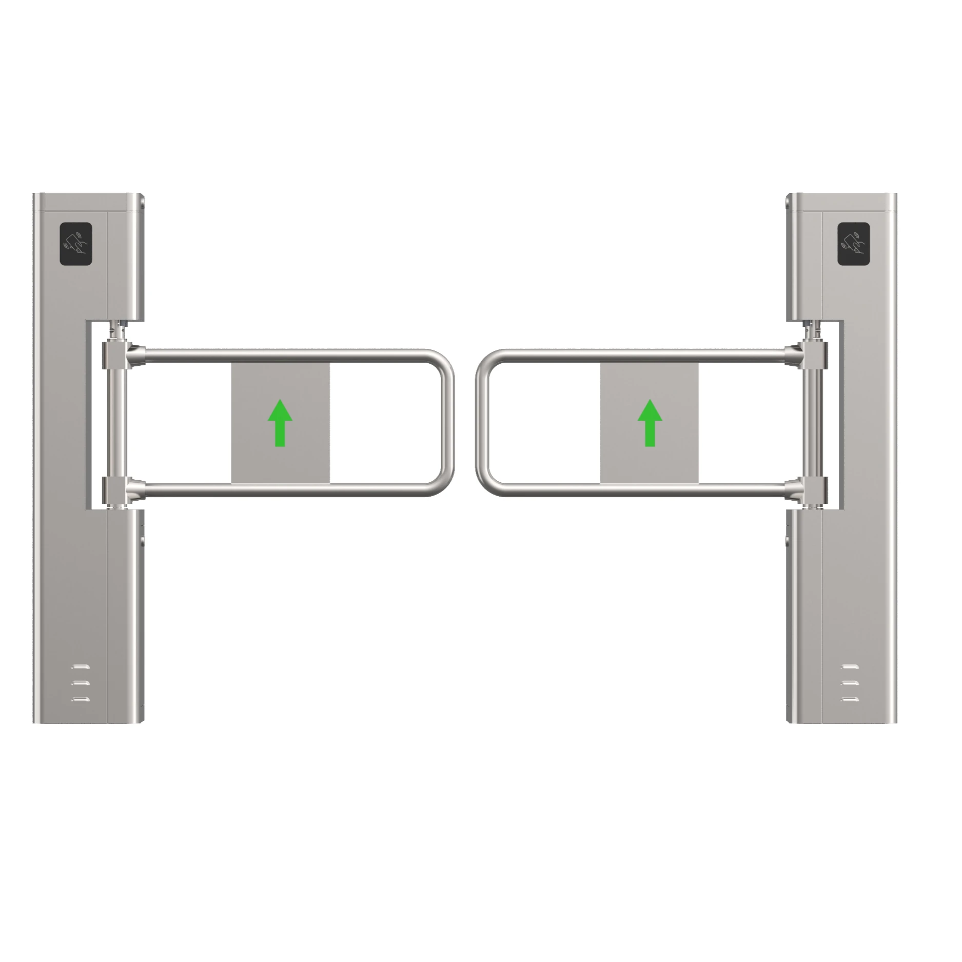Door Ticket Check Crowd Control Small Swing Turnstile Gate Supermarket Entrance Exit Automatic Sensor