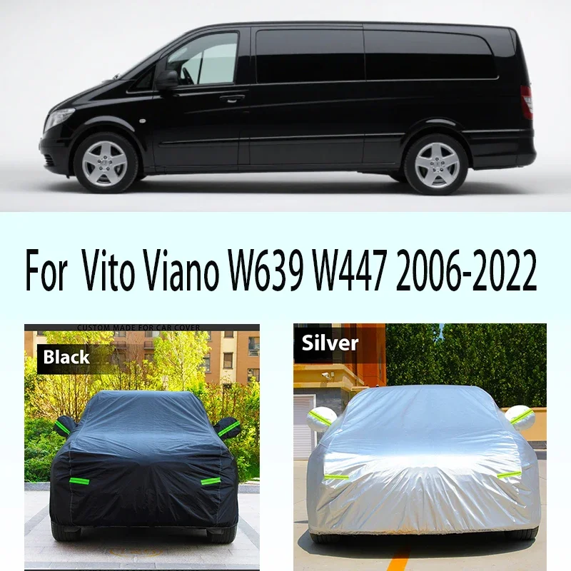 

For Mercedes Benz Vito Viano W639 W447 Full Car Cover Outdoor Auto Sun Shade Anti-UV Snow Rain Protection Waterproof Cover