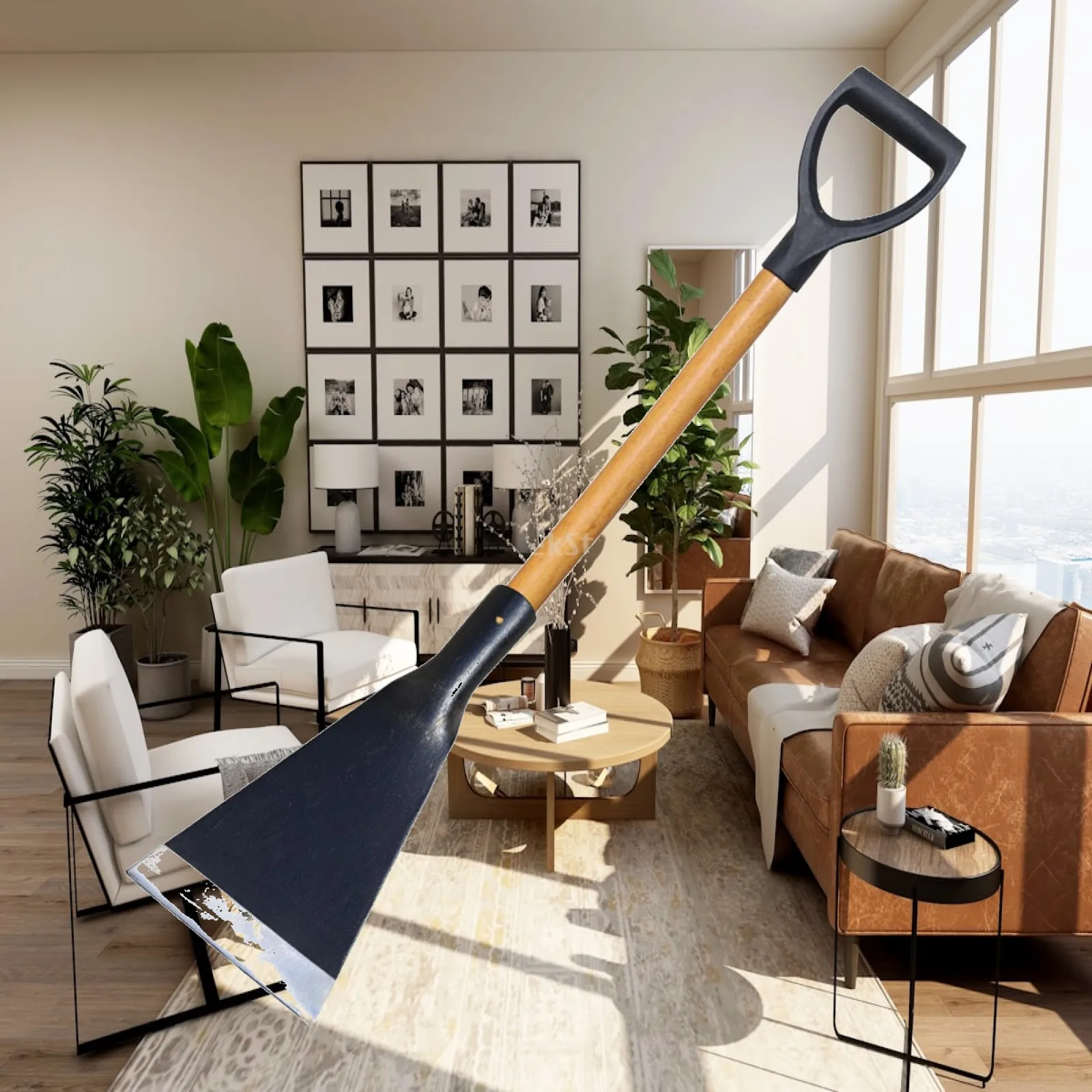 Ice Scraper Smooth Surface Heavy Duty Multi Purpose Garden Cleaning Scraper Ice Removal Tool Snow Shovel for Paths Walkway Farms