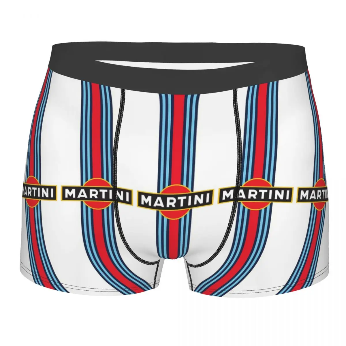 Boxer Underpants Shorts Martinis Race Sportscar Motor Racing Panties Male Ventilate Underwear for Homme Man Boyfriend Gifts