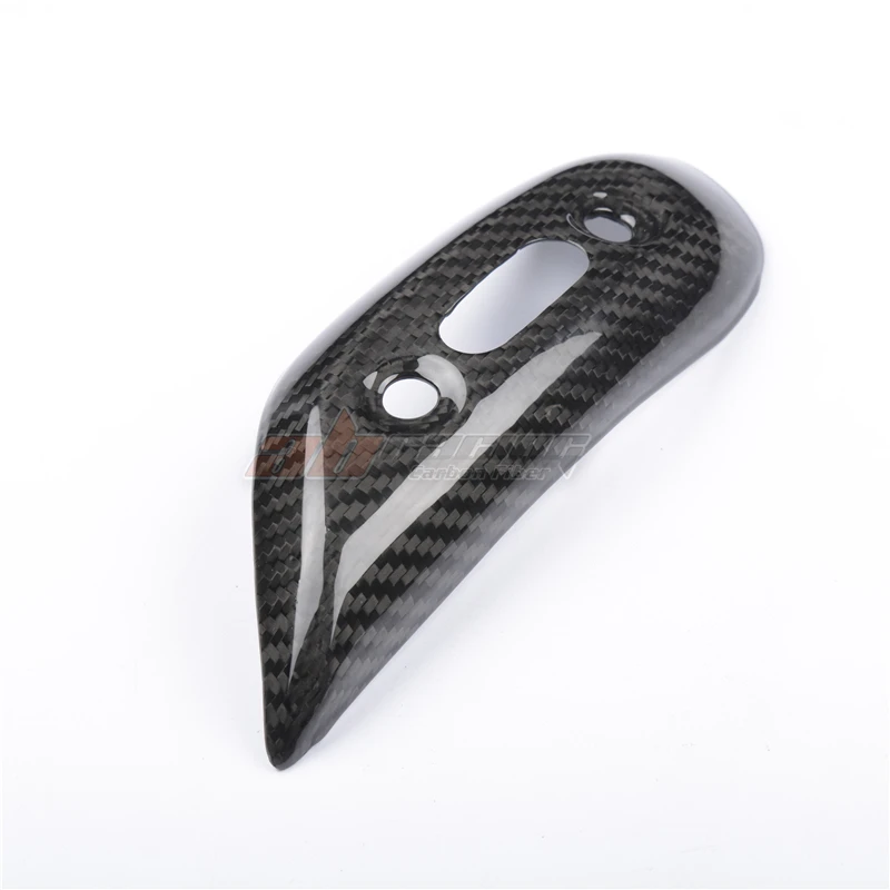 Exhaust Pipe Heat Shield Cover Guard Fairing For Ducati Monster 696 795 796 1100 Full Carbon Fiber 100%