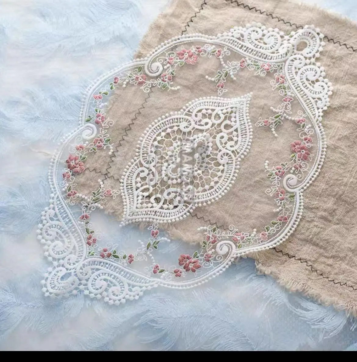 Vintage Lace Placemat Table Napkin Coffee Mug Cup Coaster Embroidery Table Cloth Dining Mat Home Wedding Party Decor Accessory