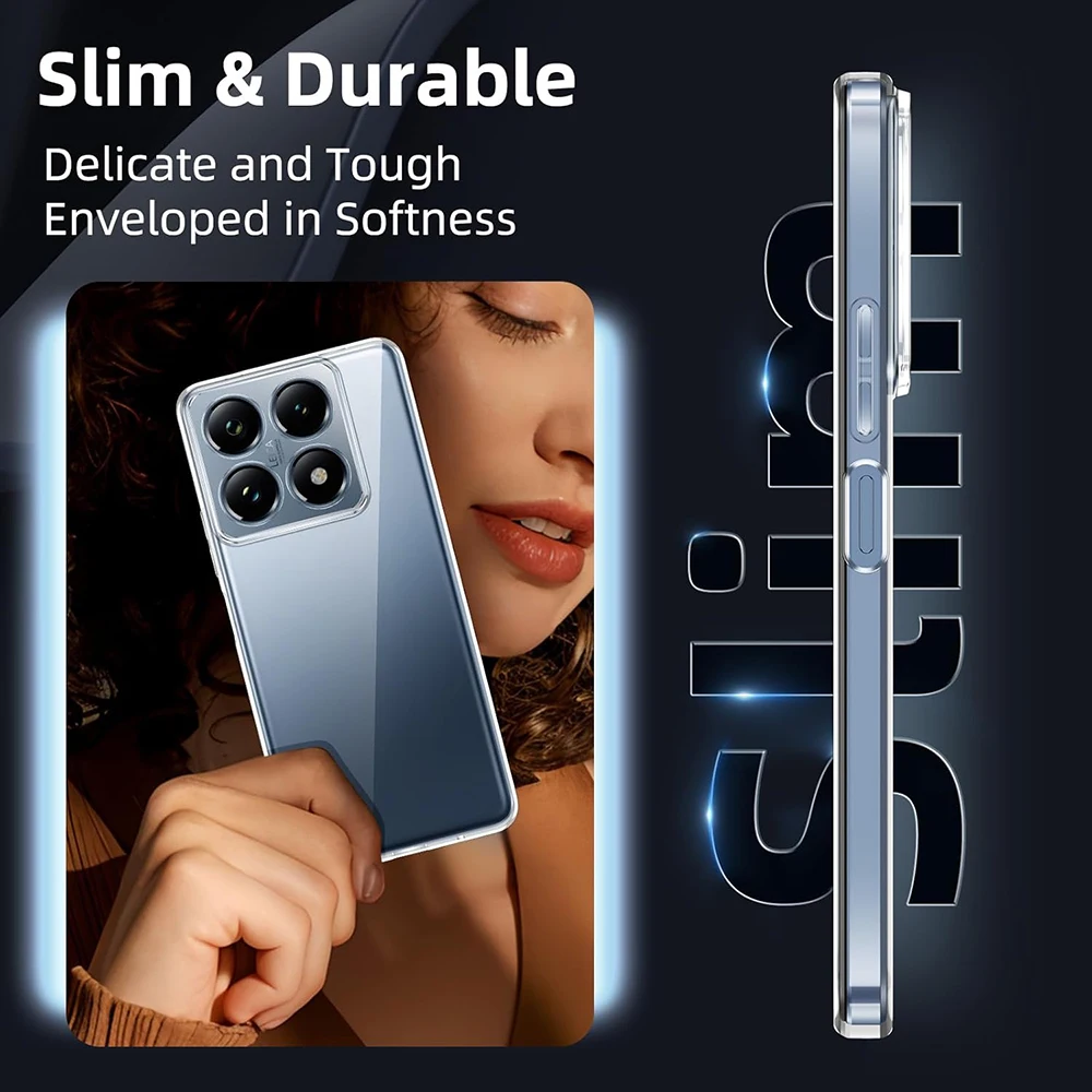 حافظة من السيليكون الناعم الرقيق للغاية لهاتف Xiaomi Mi 15 14 14T 13 13T 12 12T 12X 12S 11 11i 11X Pro Ultra Lite غطاء خلفي من البولي يوريثان #6