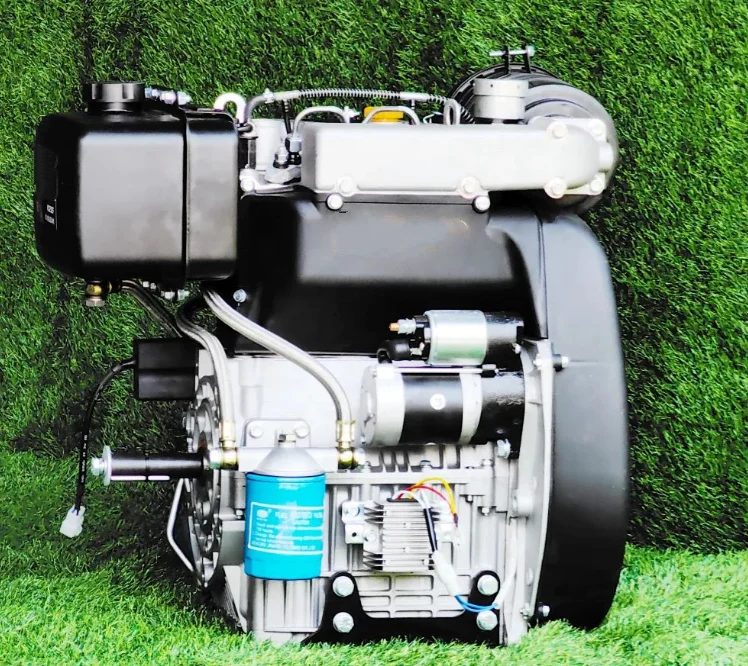 WSE-292F 997CC 25HP Horizontal Shaft Double Cylinder Air Cool Engine Used for Generator Air Compressor, Hydraulic Pump