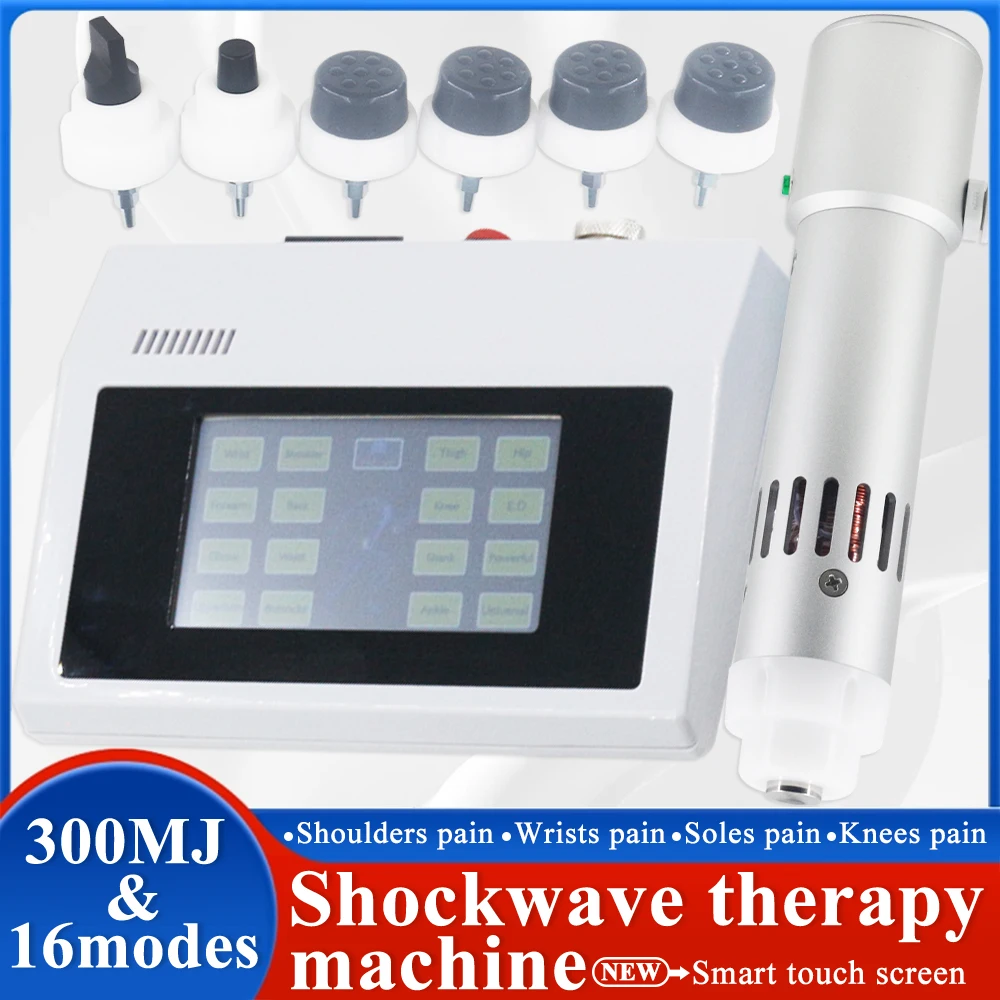 

Physiotherapy Shockwave Therapy Machine 300MJ For ED Treatment Relieve Tendon Pain Massage New Tech Handle Shock Wave Massager