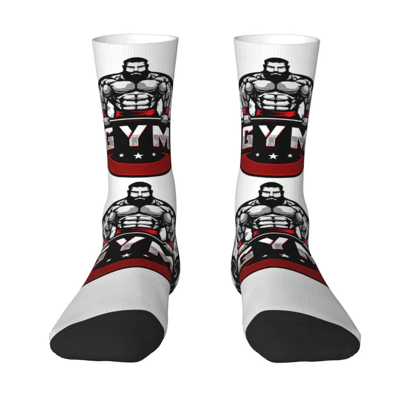 

Мужские носки для бодибилдинга и спортзала на заказ, новинка унисекс, носки для фитнеса, весны, лета, осени и зимы