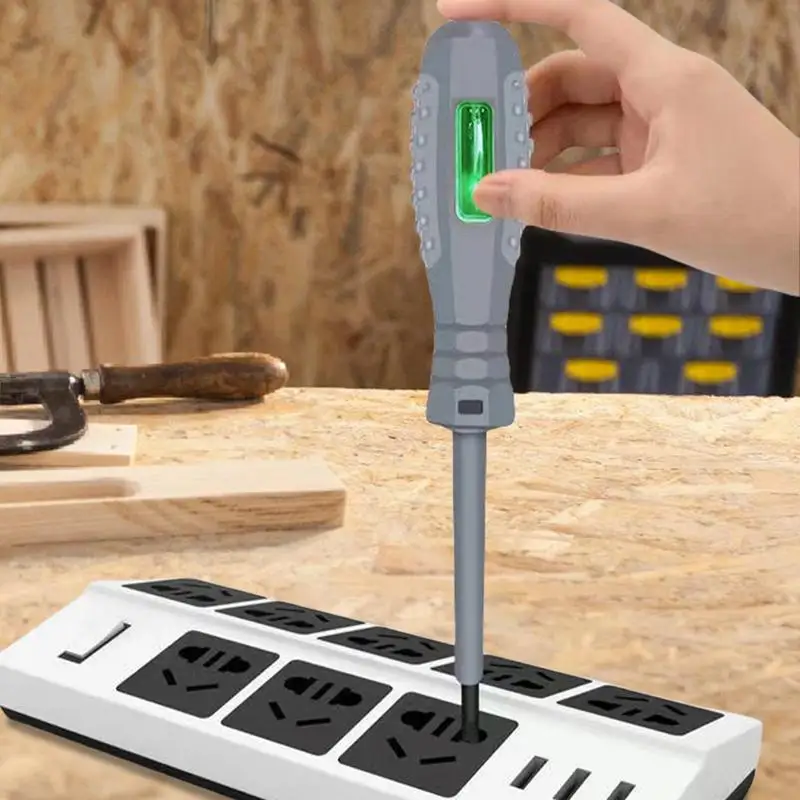 2 في 1 1 قطعة مفك كاشف الكهرباء عزم دوران عالي قوي المغناطيسي الجهد اقلام الفحص مفك للكشف عن الكهرباء #4