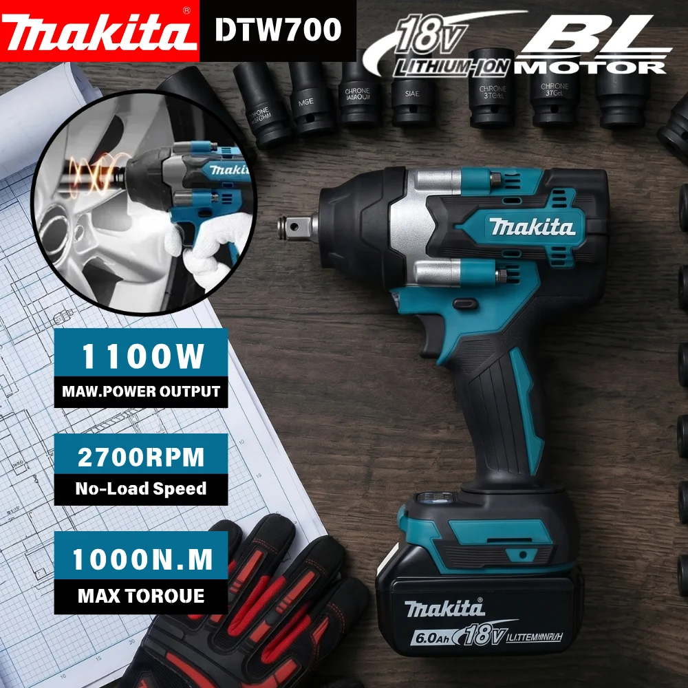 Heavy Equipment Repair - MAKITA DTW700 18V Bürstenloser Schlagschrauber Professionell
