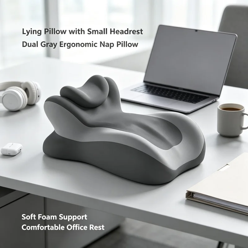 Memory Foam Pillow Ergonomic Support Neck Leg Rest Reading Phone Use Bed Sofa Wedge Shape Pain Relief Comfort