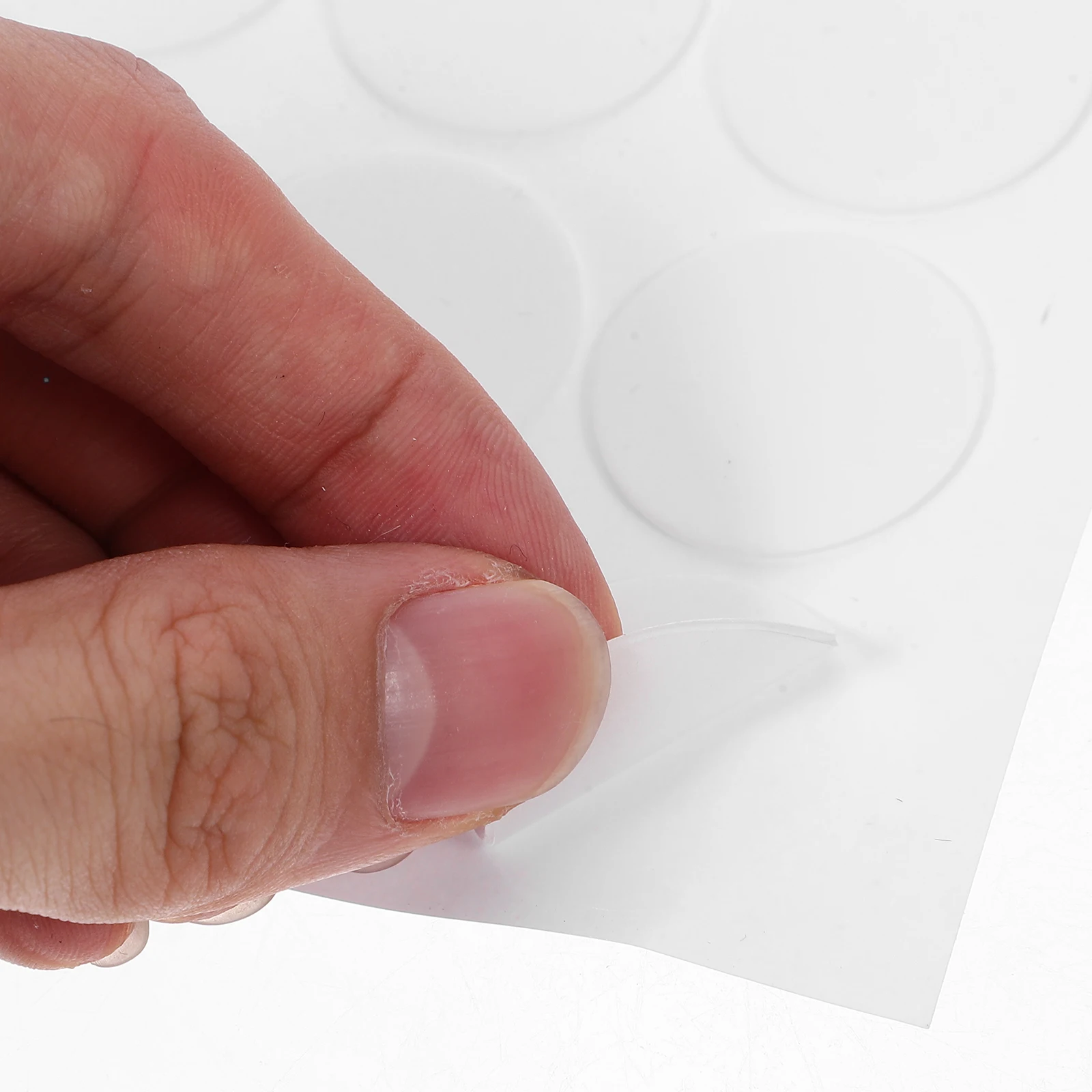 

Transparent 10 Sheets Double Sided Adhesive 25mm Diameter High Viscosity Acrylic Poster Putty Sticky Tabs Wall Decor