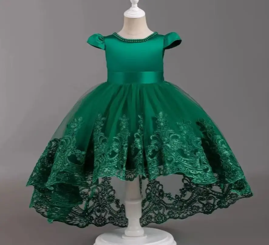 New Children Clothes Baby Girls Princess Dress Birthday Trailing Kids Dresses vestido princesa niña 1-6 Years