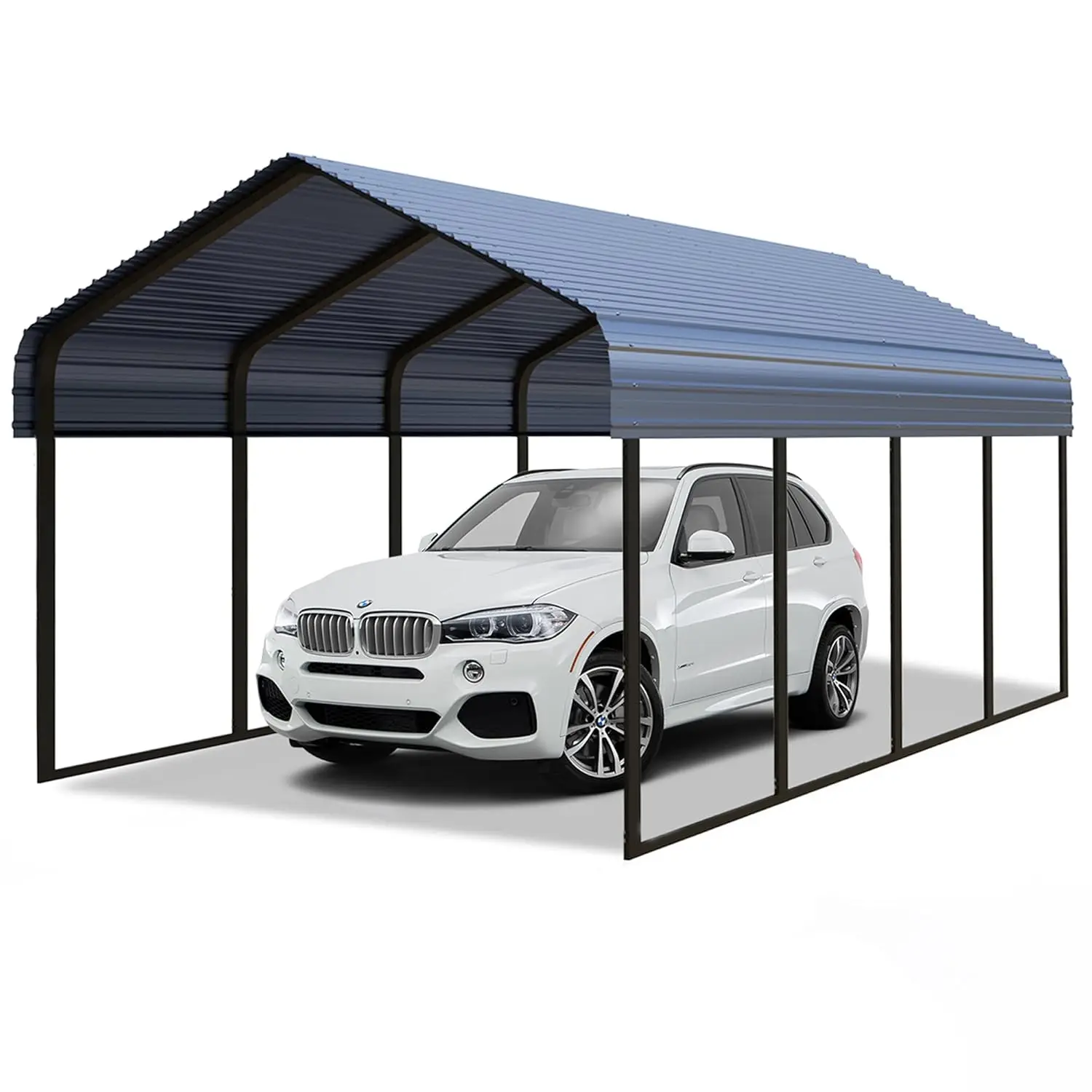 

Металлический навес для автомобиля 12x20 футов, сверхпрочный комплект для гаража, алюминиевый навес со стальным каркасом, на заказ