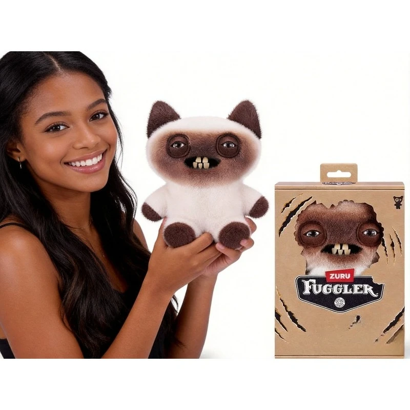 Peluche Fuggler Alley Cats, jouet en peluche doux et mignon, poupée de dessin animé, monstre amusant aux dents moches, jouet en peluche, poupées en peluche, jouets animaux