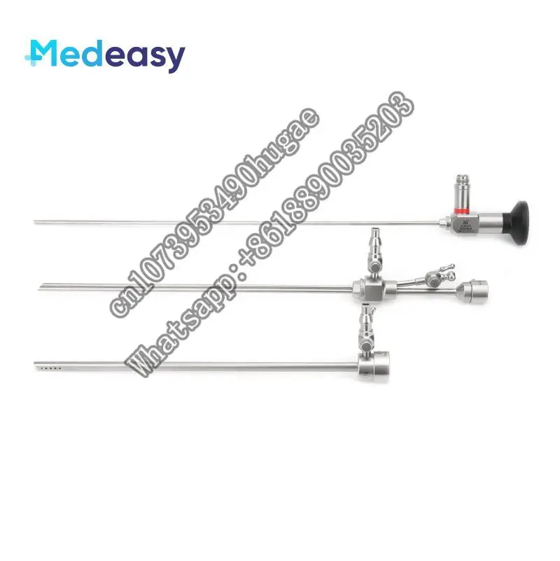 Rigid hysteroscope set 3/4mm 302mm, gynecology surgery instruments