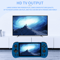 POWKIDDY X55 Handheld Game 5.5 INCH IPS Screen Console Linux System 4000 MAh TV HDMI LPDDR4X 2GB 92000 Games Retro Console PSP