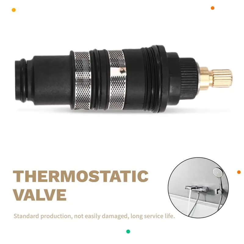 ABRU-Bathroom Water Temperature Control Replacement Thermostatic Cartridge, Shower Mixer Valve Bar Repair Kit Faucet