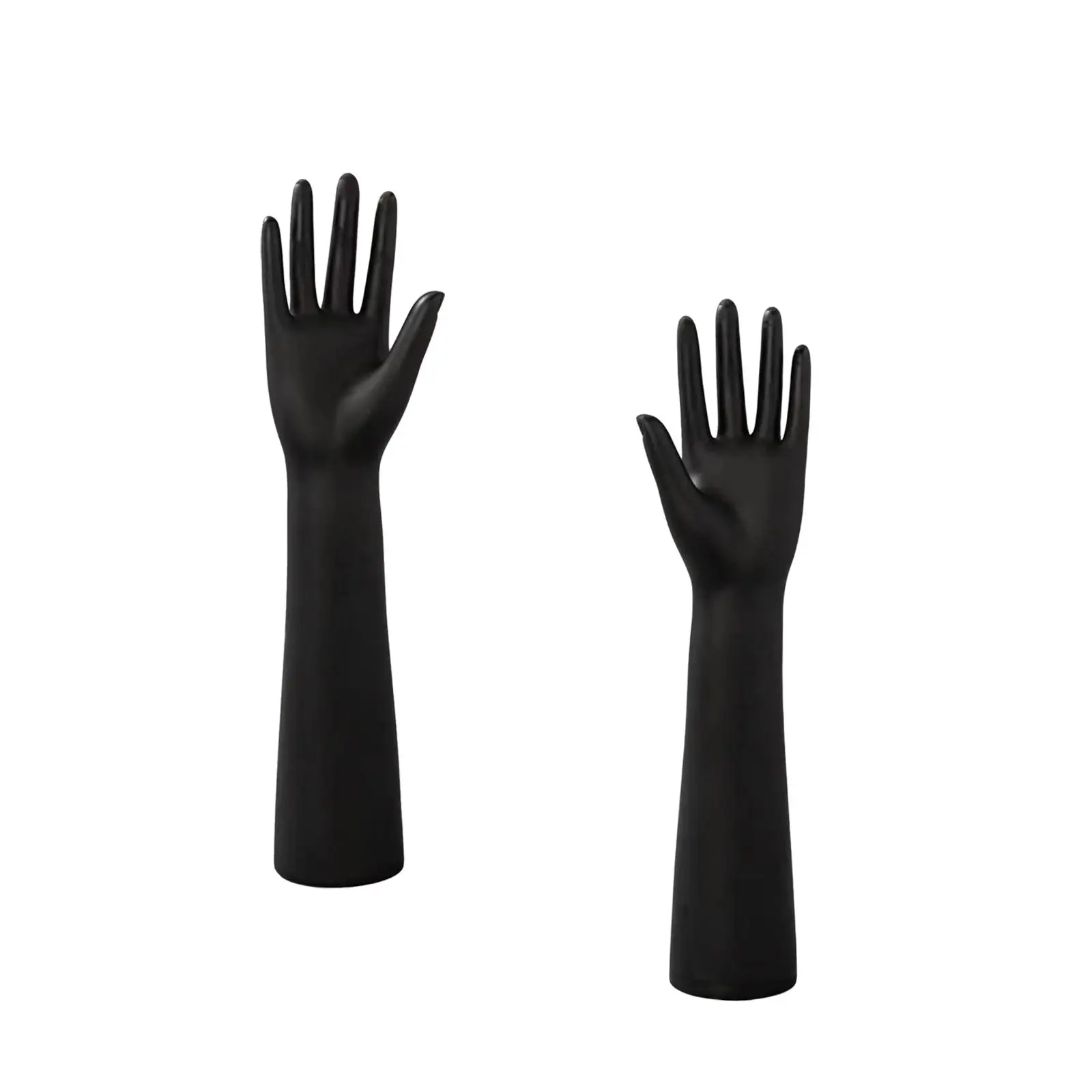 Black Female Mannequin Hand Smooth Lines Lightweight Portable Photo Prop