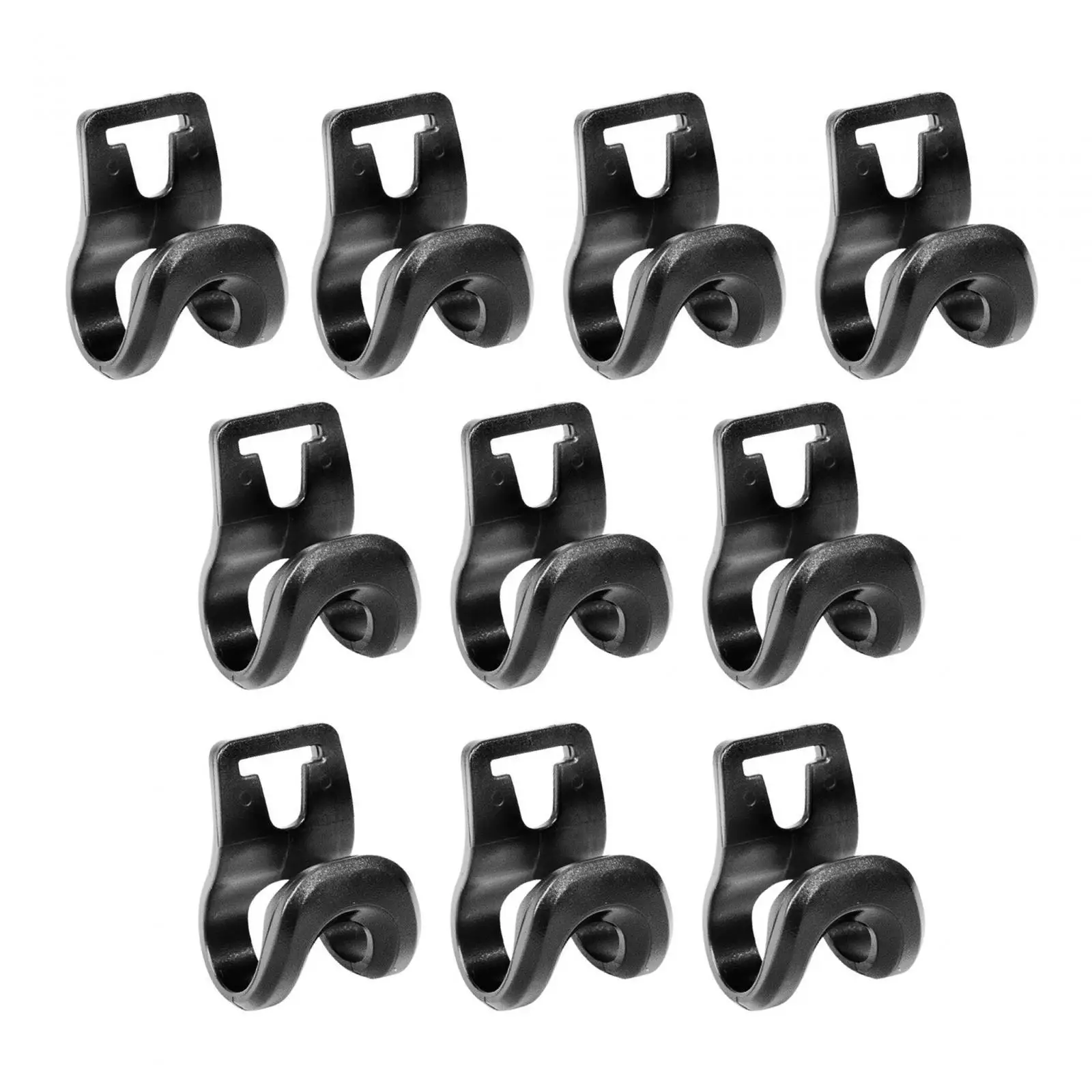 10Pcs Tent Pole Connector Camping Tent Clips for Rainproof Canopy Tarpaulin