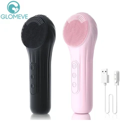 Sonic Facial Cleansing Brush Waterproof Electric Facial Cleaner Deep Cleaning Exfoliating Vibrating Rechargeable Face Cleanser