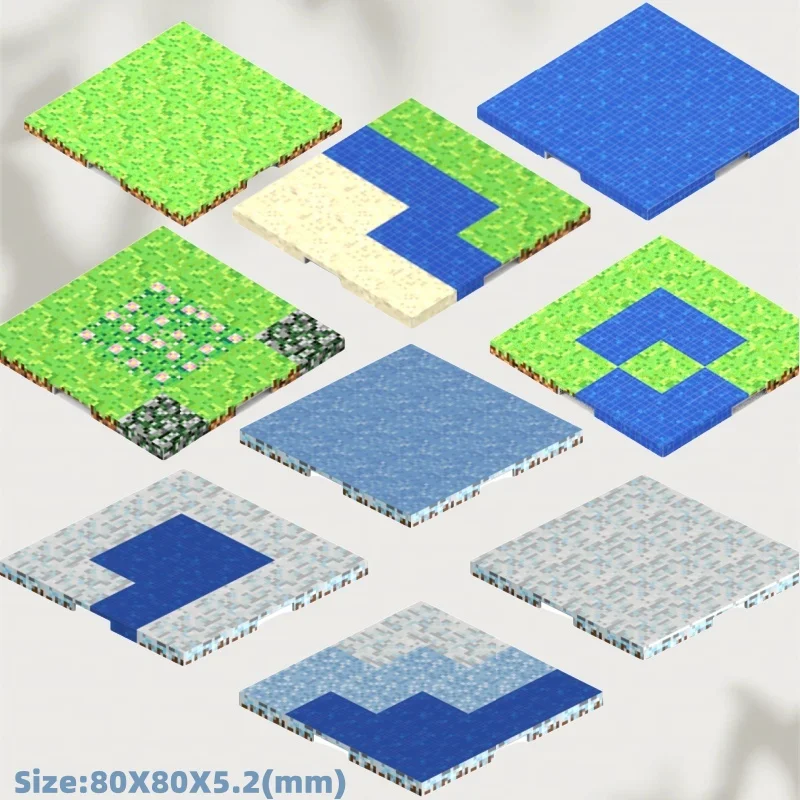 Building Blocks Base Plate/ Animal /Accessorie DIY Puzzle Toys Educational Creative Play for Boys & Girls Gift