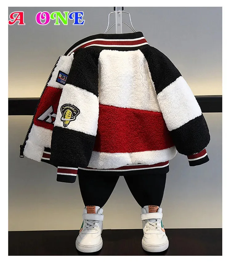 winter boys parkas baby kids top clothes children coat clothing fashion Racing driver Embroidery party