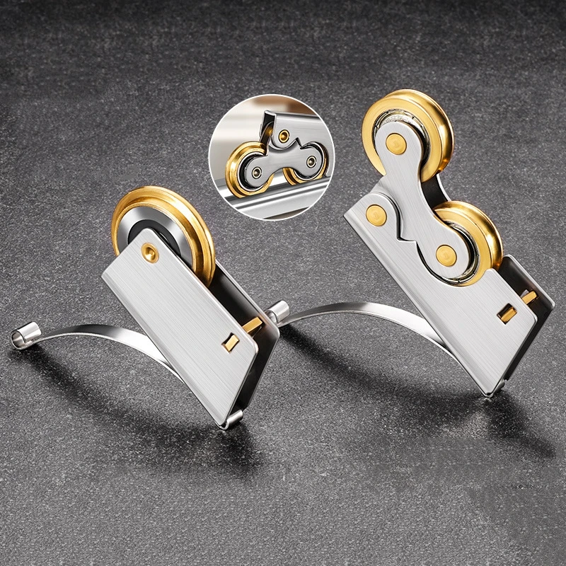 2PCS Sliding Screen Door Rollers Wardrobe Sliding Door Botto