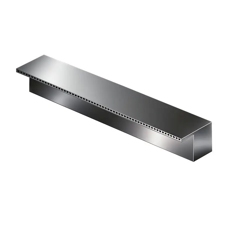 Water Curtain Waterfall Outlet Garden Stainless Steel Courtyard Rockery Curtain Flow Sink Landscaping Feature