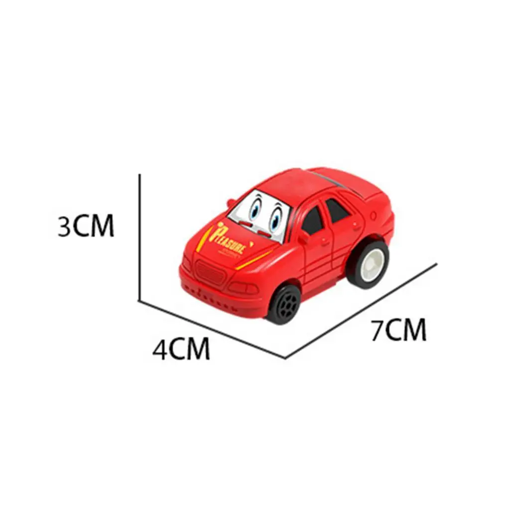 

Educational Puzzle Race Car Track Toy Durable Plastic Rail Car Set for Kids Basic and Life Skills Toy for 3 Year Olds