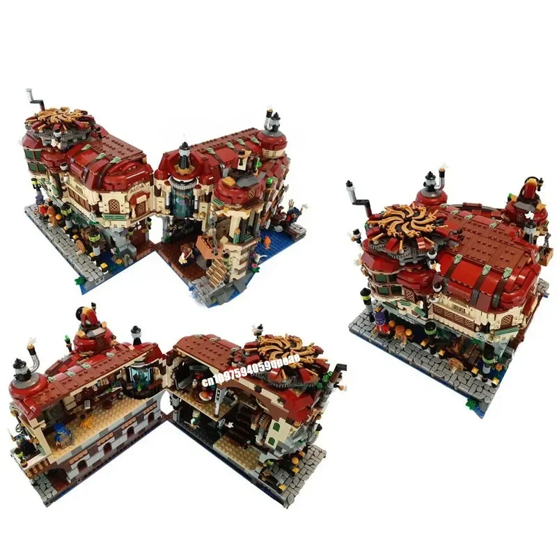 

New 3455PCS City Hot Selling Street View Moc Steam Powered Science Model Custom Puzzle DIY Creative Ideas Kid Toys Birthday Gift