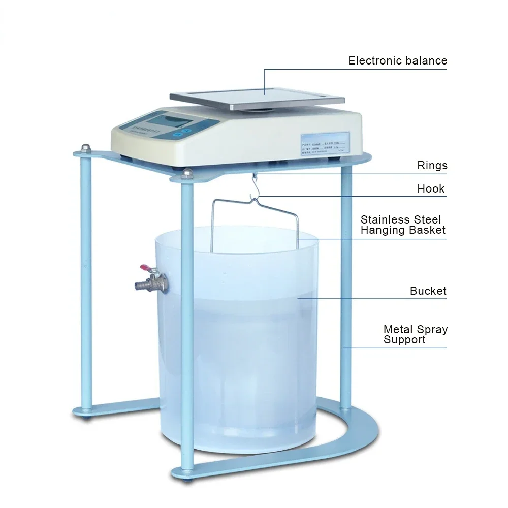 2.1kg 3.1kg 5.1kg Precision 0.1g Readability Automatic Electronic Hydrostatic Balance High Accuracy Lab Weighing Equipment
