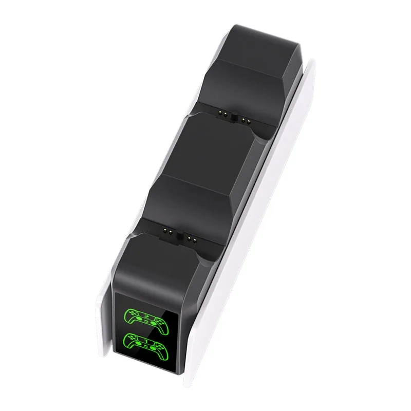 For PlayStation 5 Dual Fast Charger LED Indicator Charging Stand Docking Station for PS5 Gamepad Controller Charging Station