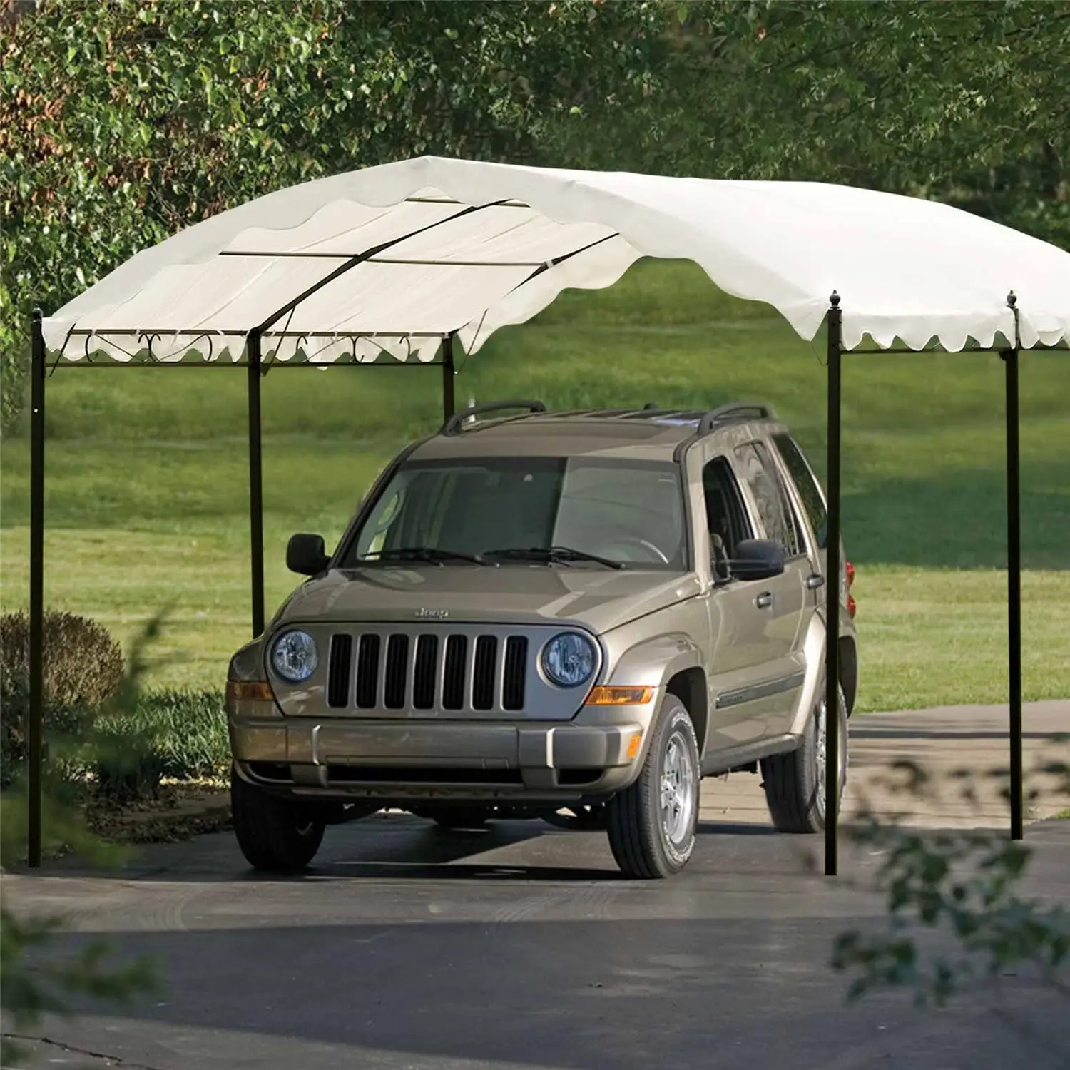 Heavy Duty Carport Canopy Garage Boat Shelter Tent, Outdoor Anti-Snow for Party Garden, 10x20ft, Customized