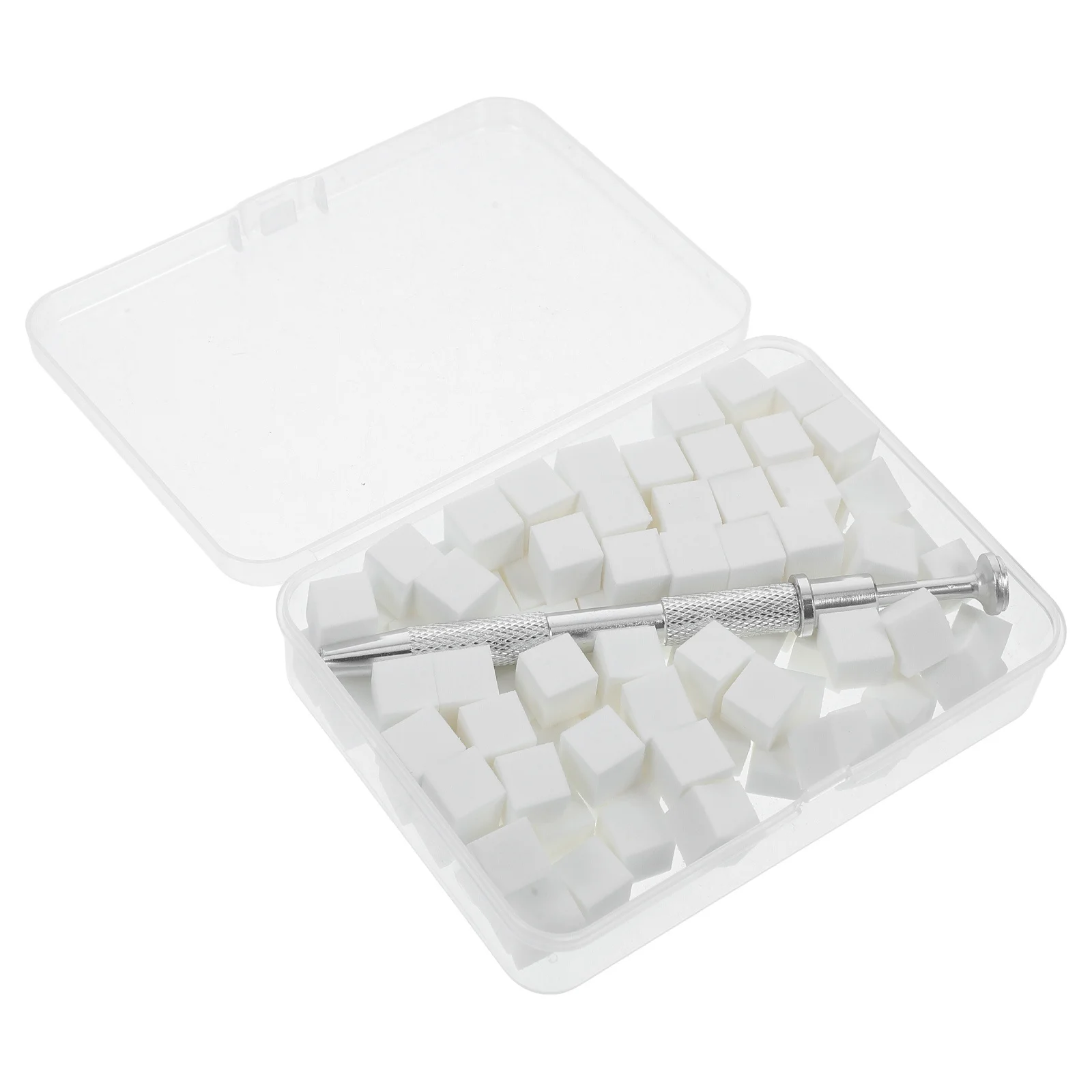 1 ensemble Kit d'éponges 4 griffes Mini éponges de manucure pour ongles dégradés bricolage outils d'art des ongles remplacement stylo de saisie en métal manucure ongles