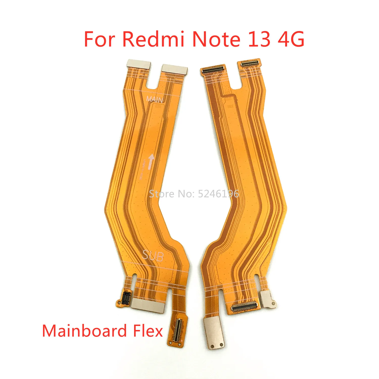 1pcs Main board Charging Connect Mainboard Flex Cable For Xiaomi Redmi Note 13 4G Replace Part.