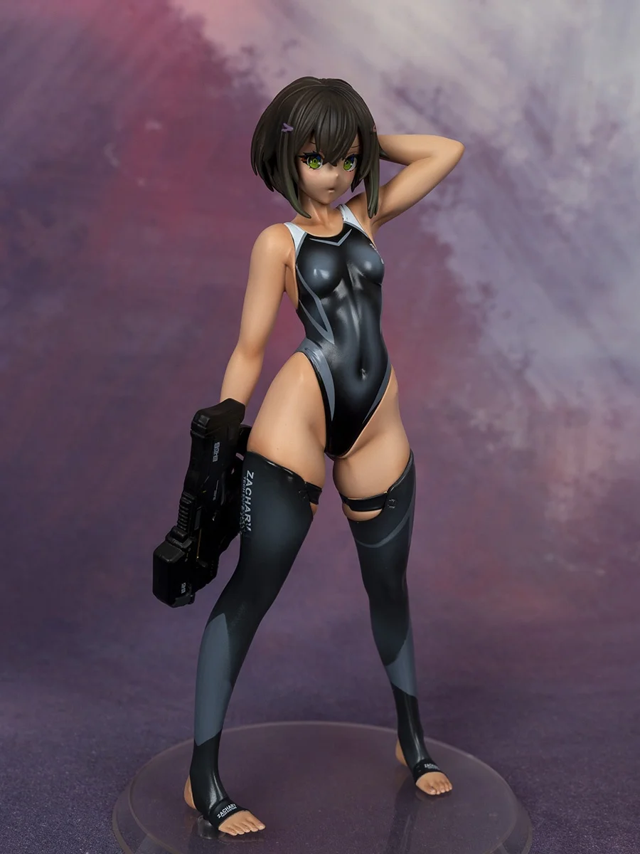 アームズノート水泳部社長キュートな水着少女武装アニメモデルコレクタブルフィギュアpvc素材-7スケール在庫あり