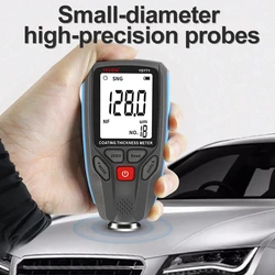 YD771 0~1300um Fe & NFe Coating Tester With Backlight Display Digital Coating Thickness Gauge Car Paint Film Thickness Meter