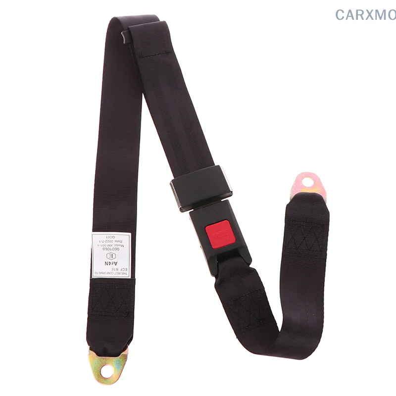 Car Auto Bus Seat Safety Belt Lap 2 Point Adjustable Retractable Universal Seatbelt