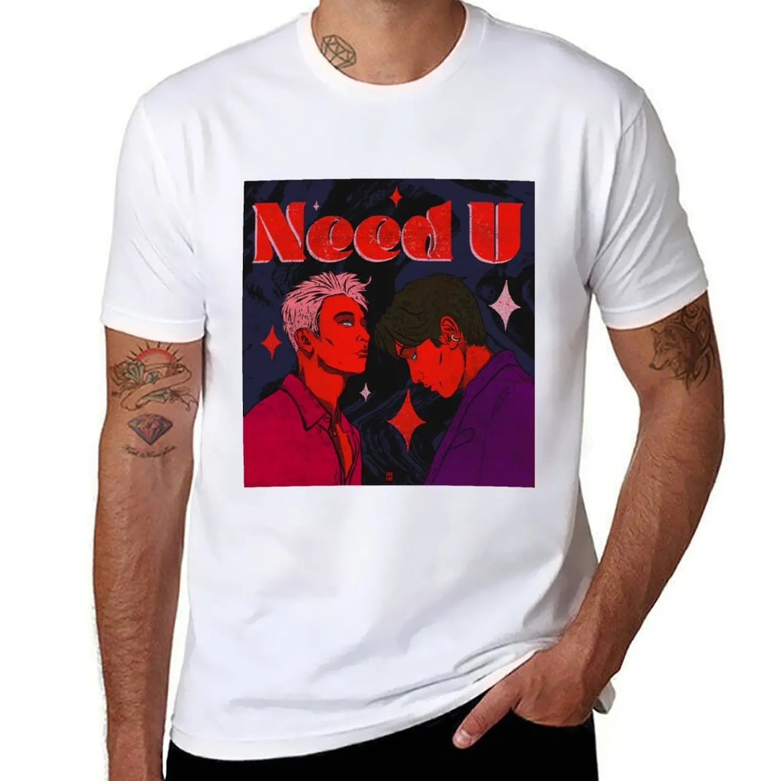

Need U T-Shirt t shirts for man cotton funny graphic t shirts for man T-Shirt