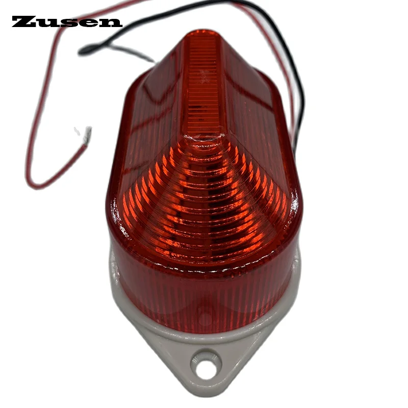 Zusen TB40 Red Color 12V 24V 110V 220V Security Alarm Strobe Signal Warning LED Lamp Small Flashing Light