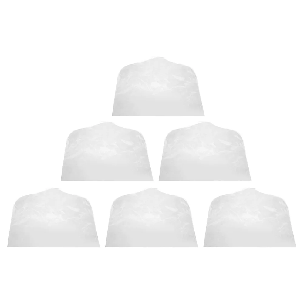 

6Pcs Clear Garment Bags Dustproof Hanging Clothes Covers Reusable Garment Storage Bags Protective Covers Wardrobe Clothes