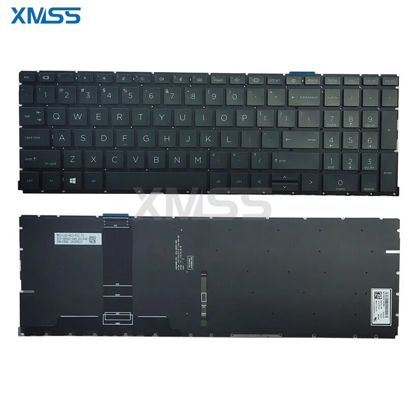 Imagem -06 - Teclado do Portátil Palmrest Eua Novo para hp Probook 450 g8 455 g8 M21742 M21740-b3