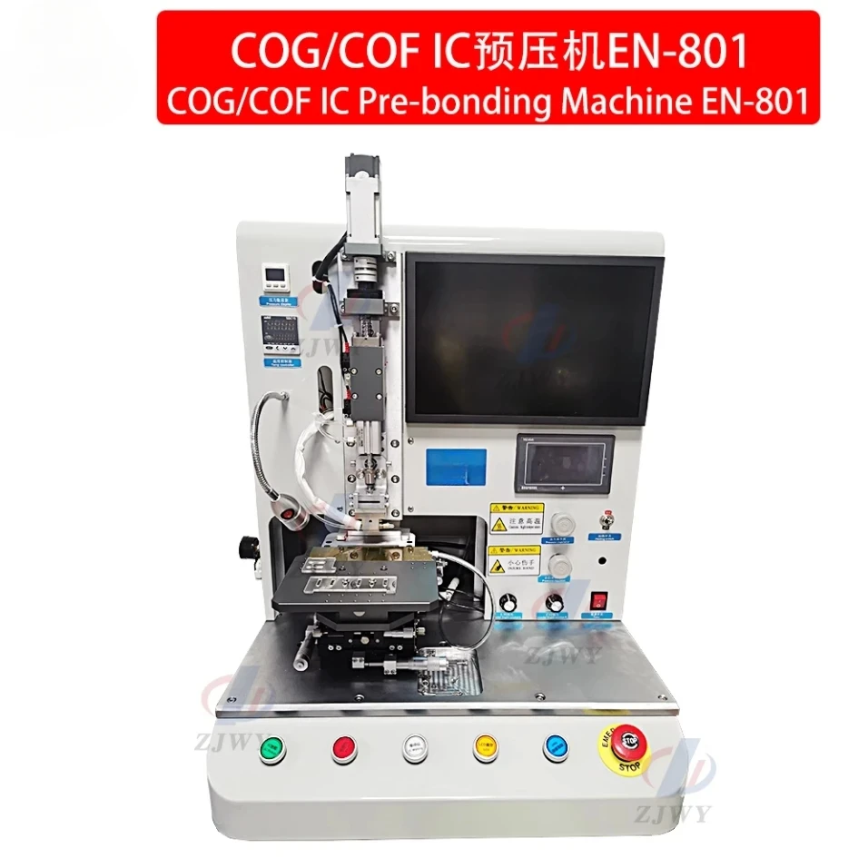 ZJWY EN-801 COG/COF IC Pre-bonding Machine For Mobile Phone Green Screen LCD Display IC Change Refurbishing Machine