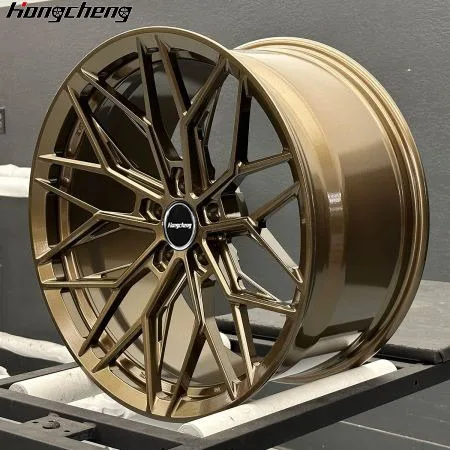 New model of 26 Gloss Bronze Aluminum Alloy Forged Rim 5x112 5x114.3 5x120 18-24 Inch Forged Wheel for  Corvette